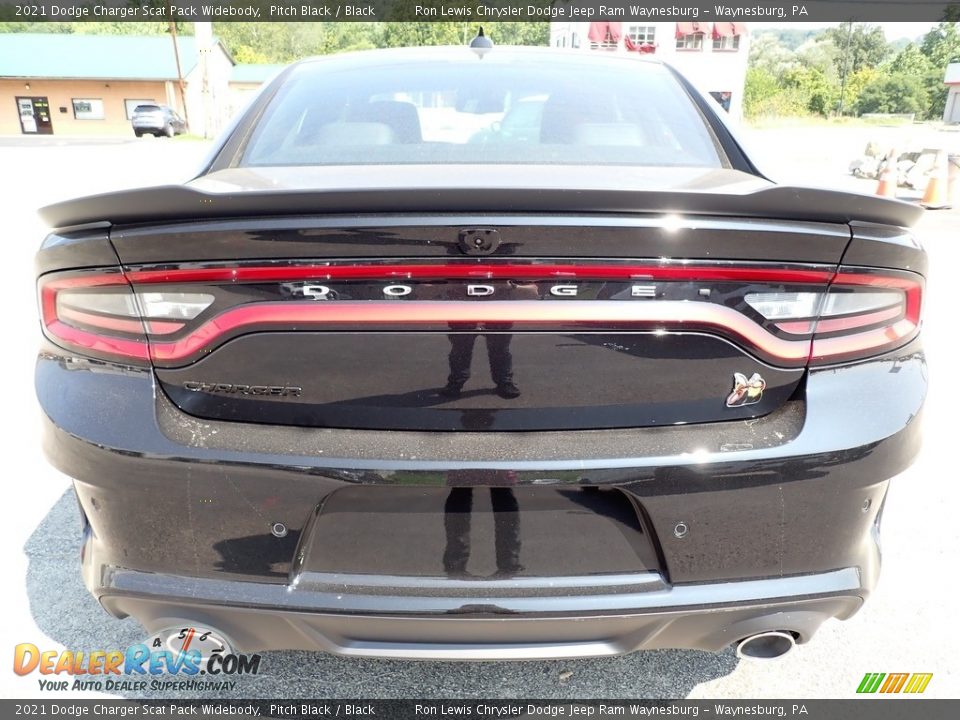 2021 Dodge Charger Scat Pack Widebody Pitch Black / Black Photo #4