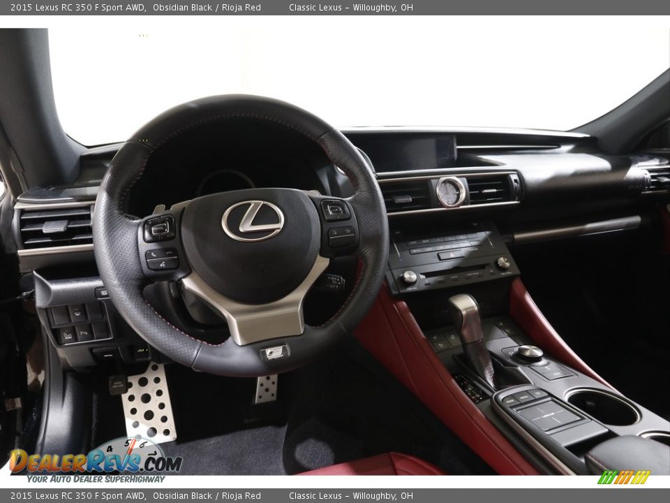 Dashboard of 2015 Lexus RC 350 F Sport AWD Photo #6