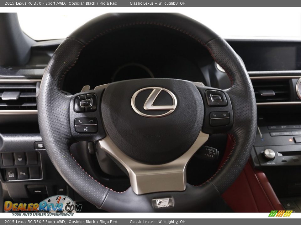 2015 Lexus RC 350 F Sport AWD Steering Wheel Photo #7