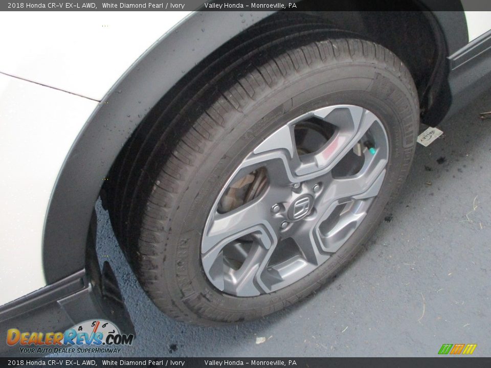 2018 Honda CR-V EX-L AWD White Diamond Pearl / Ivory Photo #6