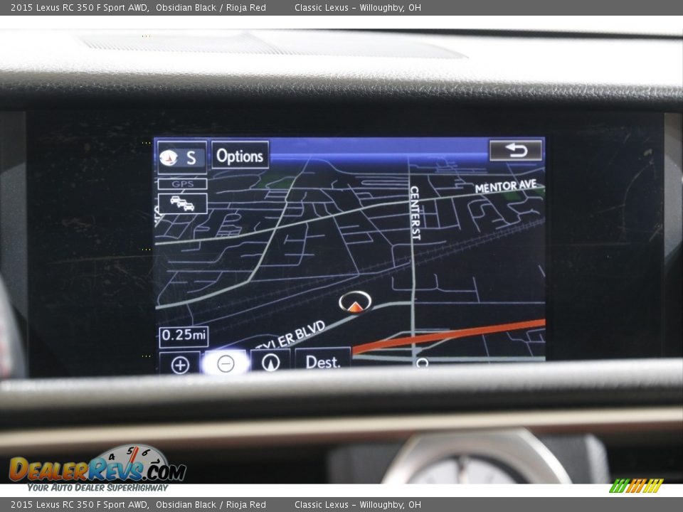 Navigation of 2015 Lexus RC 350 F Sport AWD Photo #11