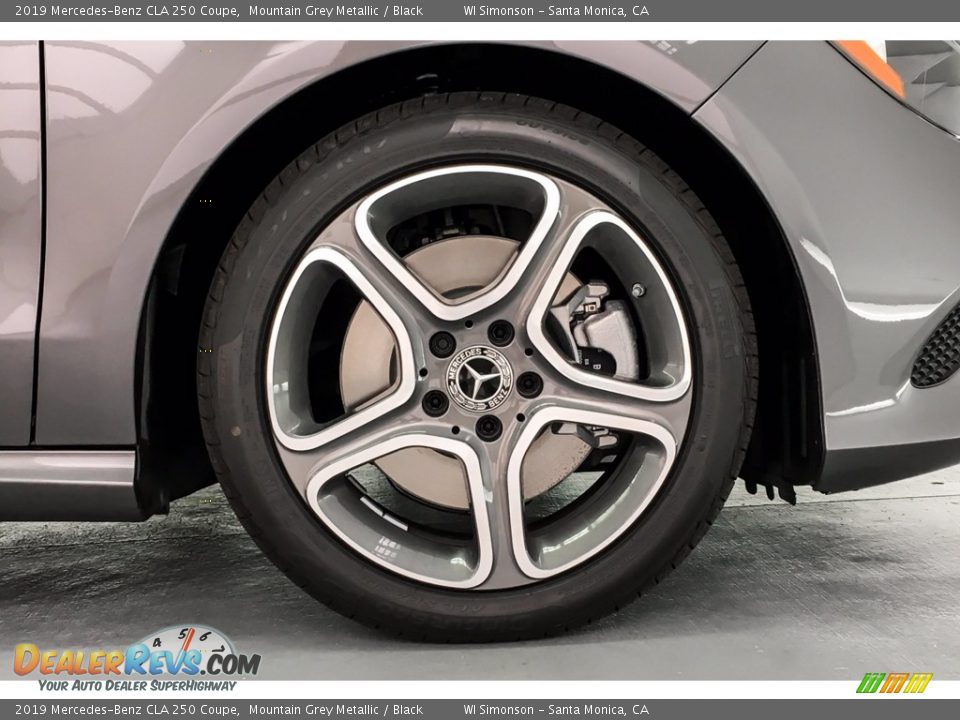 2019 Mercedes-Benz CLA 250 Coupe Mountain Grey Metallic / Black Photo #9