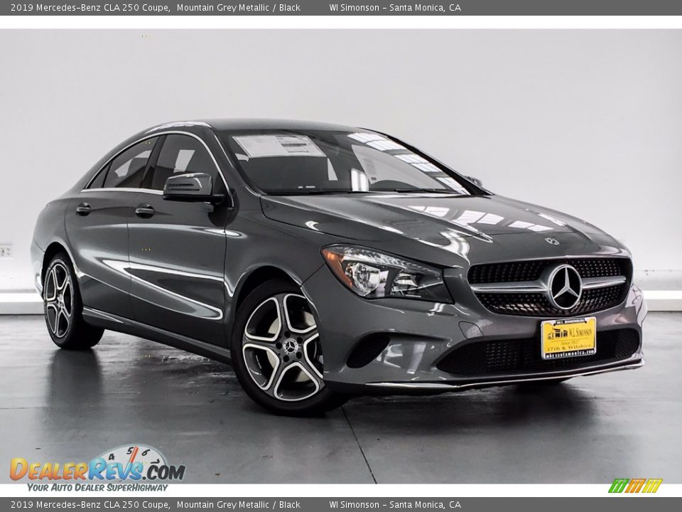 2019 Mercedes-Benz CLA 250 Coupe Mountain Grey Metallic / Black Photo #12