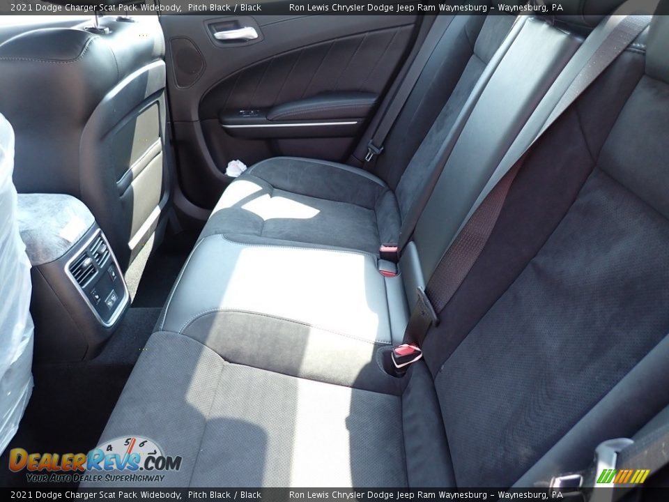 Rear Seat of 2021 Dodge Charger Scat Pack Widebody Photo #12
