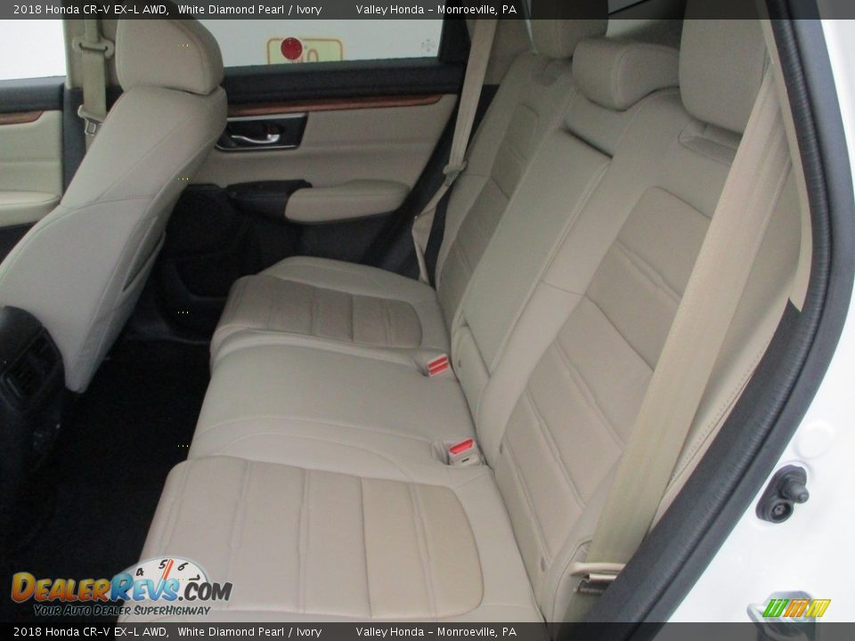2018 Honda CR-V EX-L AWD White Diamond Pearl / Ivory Photo #13