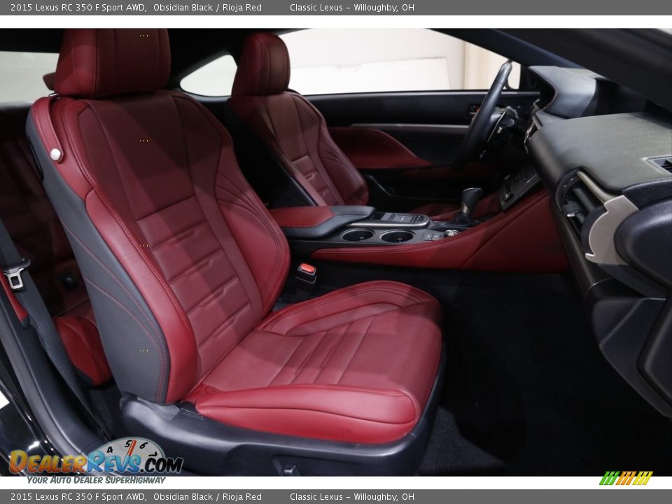 Front Seat of 2015 Lexus RC 350 F Sport AWD Photo #16
