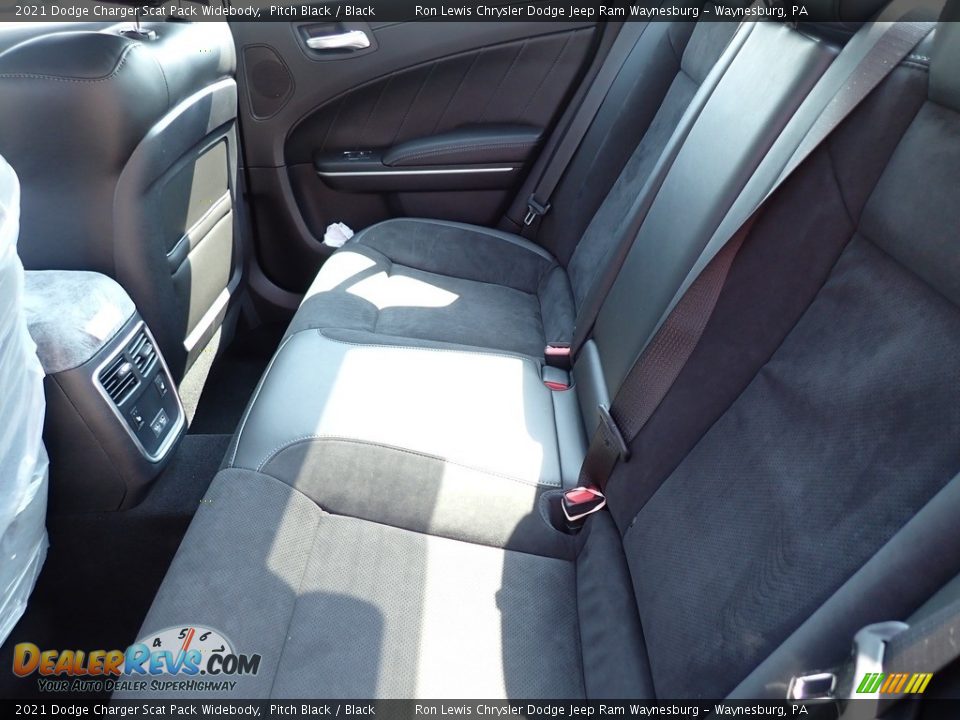 Rear Seat of 2021 Dodge Charger Scat Pack Widebody Photo #13