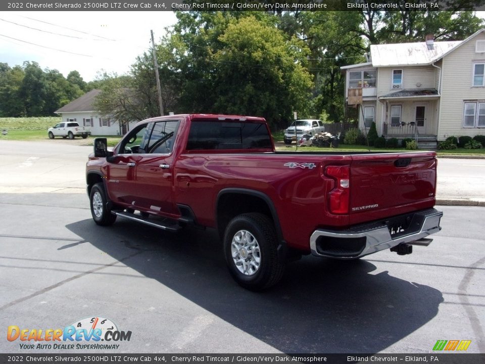 2022 Chevrolet Silverado 2500HD LTZ Crew Cab 4x4 Cherry Red Tintcoat / Gideon/Very Dark Atmosphere Photo #5