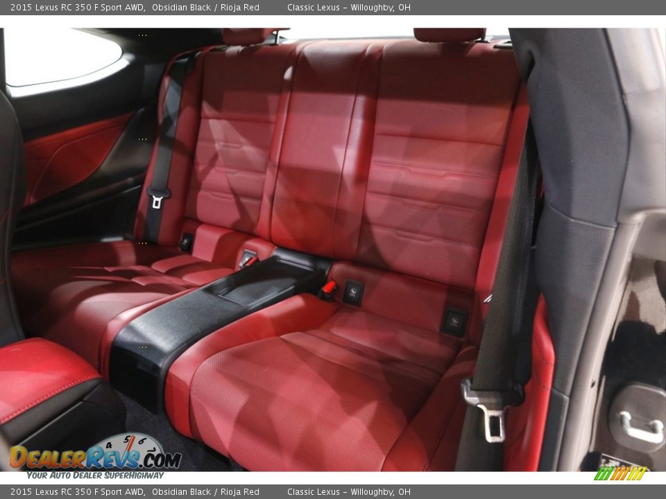 Rear Seat of 2015 Lexus RC 350 F Sport AWD Photo #18