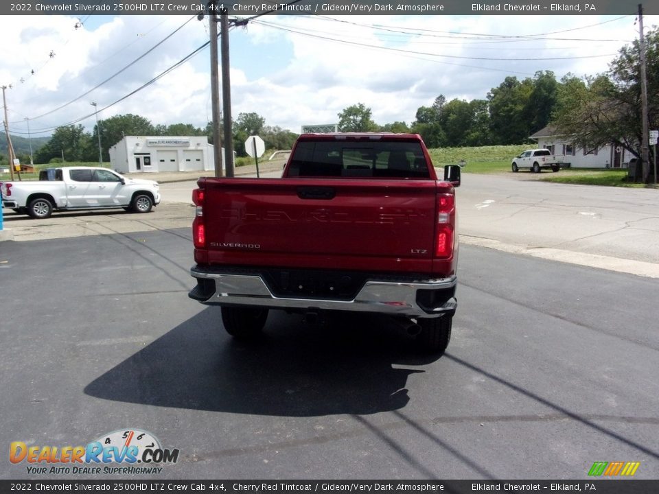 2022 Chevrolet Silverado 2500HD LTZ Crew Cab 4x4 Cherry Red Tintcoat / Gideon/Very Dark Atmosphere Photo #6