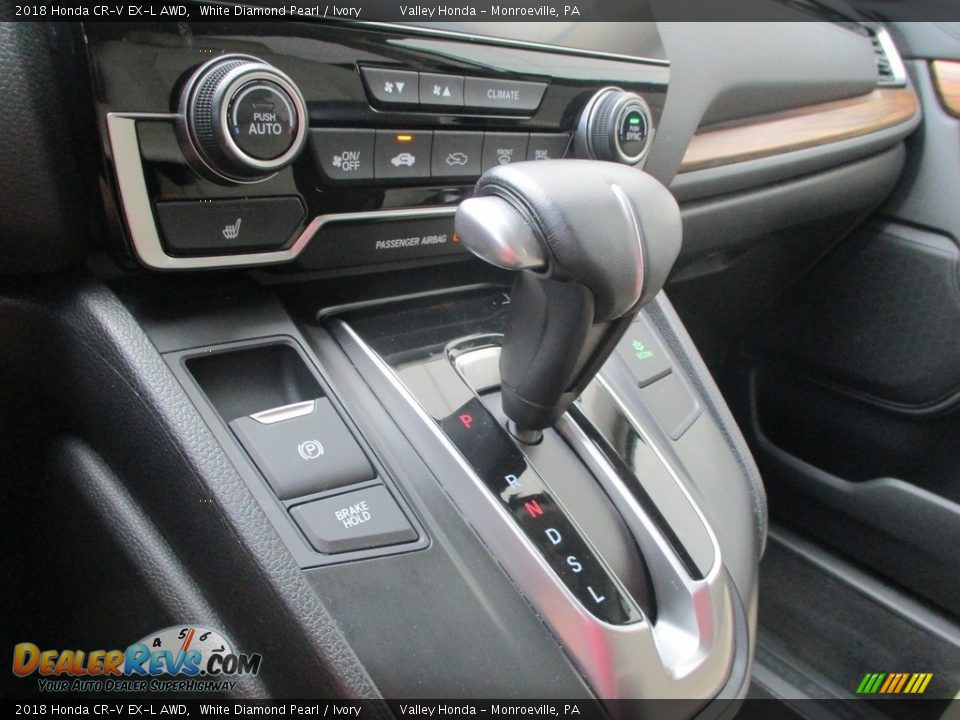 2018 Honda CR-V EX-L AWD White Diamond Pearl / Ivory Photo #17