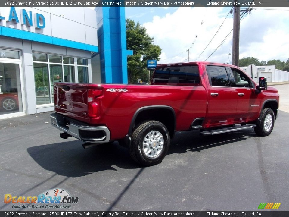 2022 Chevrolet Silverado 2500HD LTZ Crew Cab 4x4 Cherry Red Tintcoat / Gideon/Very Dark Atmosphere Photo #8