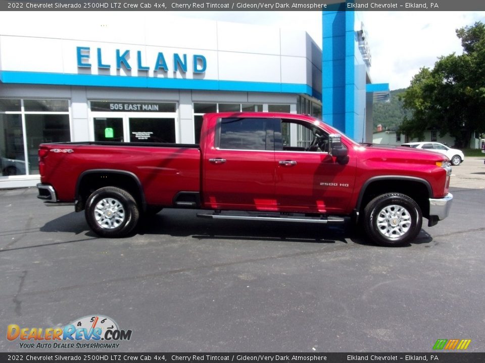 2022 Chevrolet Silverado 2500HD LTZ Crew Cab 4x4 Cherry Red Tintcoat / Gideon/Very Dark Atmosphere Photo #9