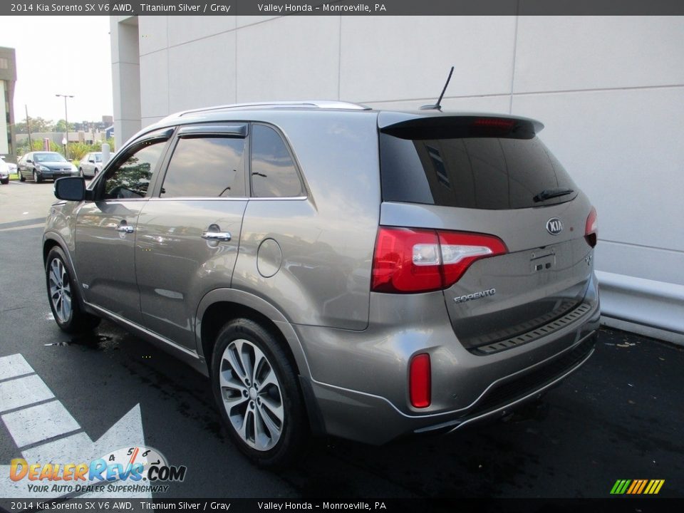 2014 Kia Sorento SX V6 AWD Titanium Silver / Gray Photo #3