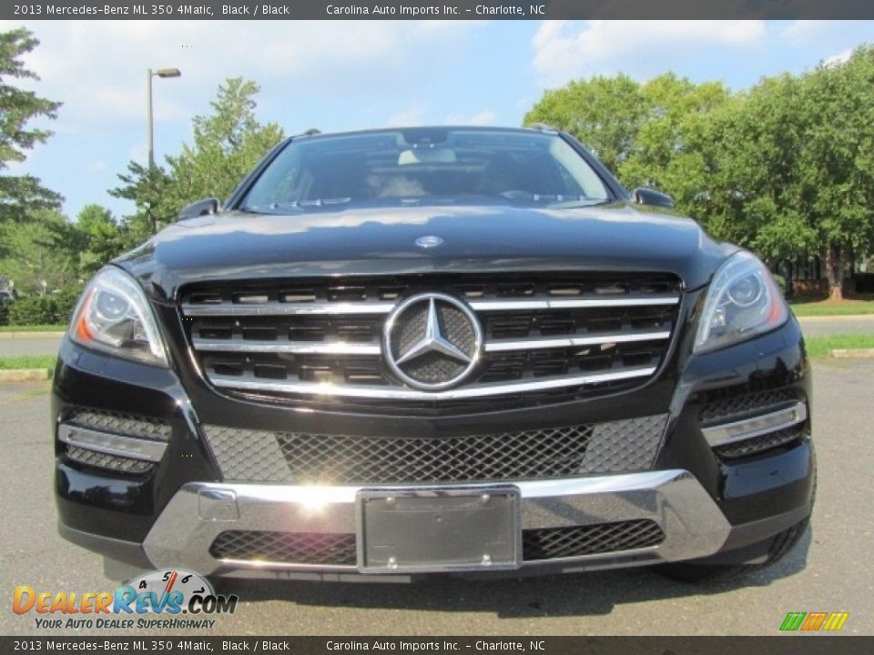 2013 Mercedes-Benz ML 350 4Matic Black / Black Photo #4