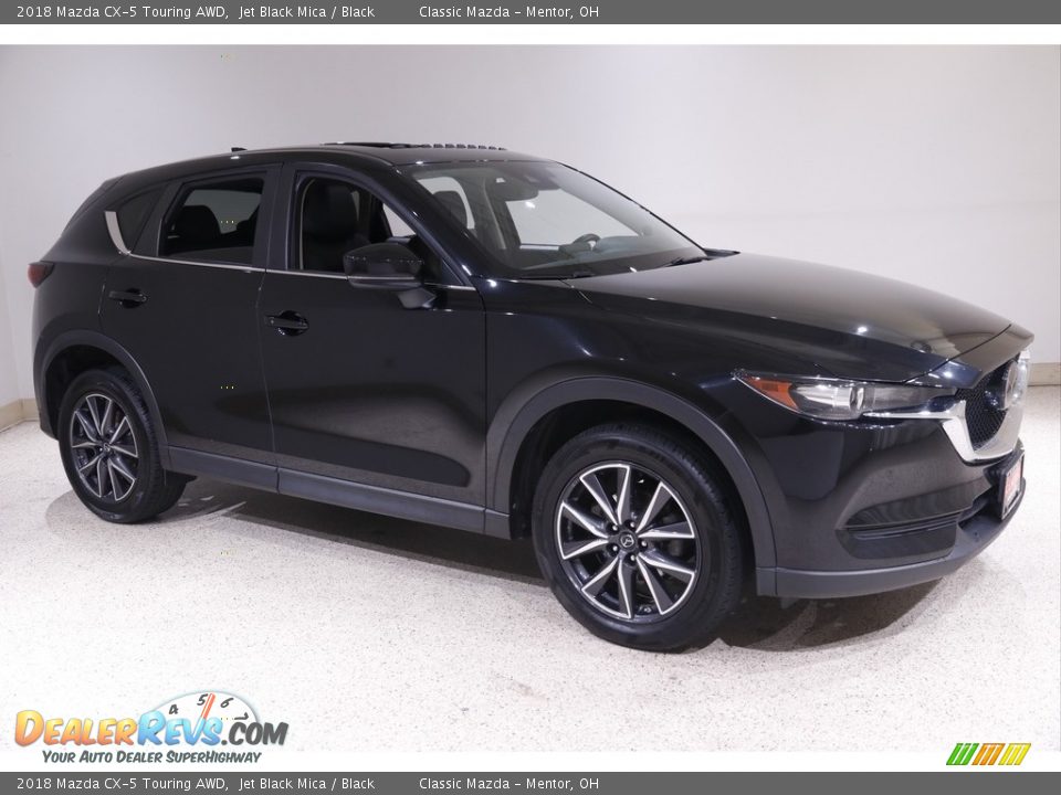 2018 Mazda CX-5 Touring AWD Jet Black Mica / Black Photo #1