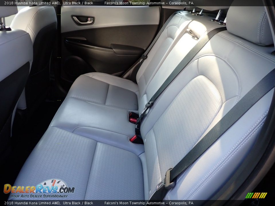 Rear Seat of 2018 Hyundai Kona Limited AWD Photo #18