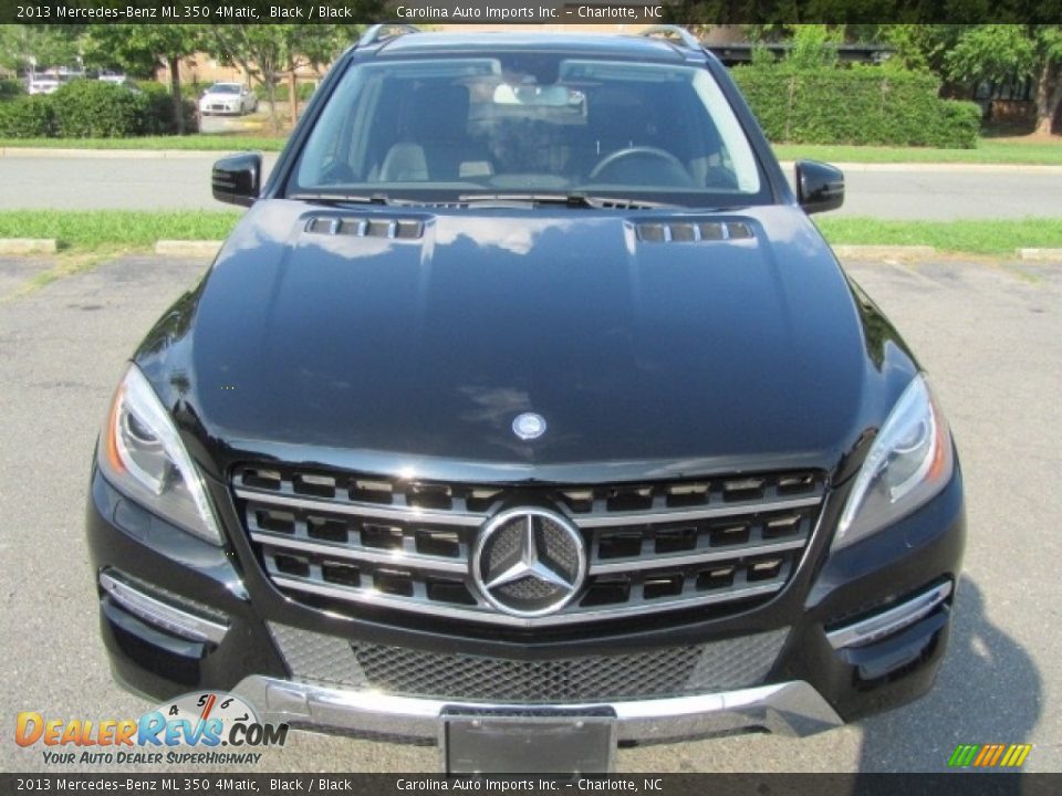 2013 Mercedes-Benz ML 350 4Matic Black / Black Photo #5