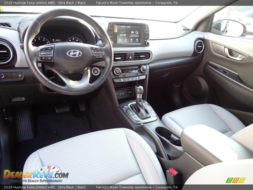 Black Interior - 2018 Hyundai Kona Limited AWD Photo #19