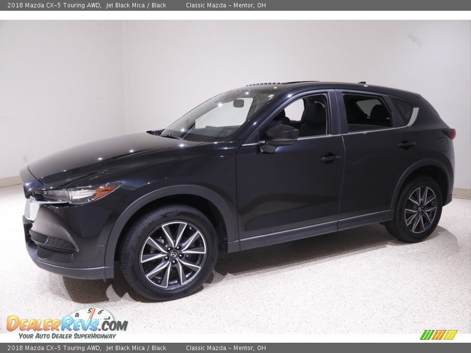 2018 Mazda CX-5 Touring AWD Jet Black Mica / Black Photo #3