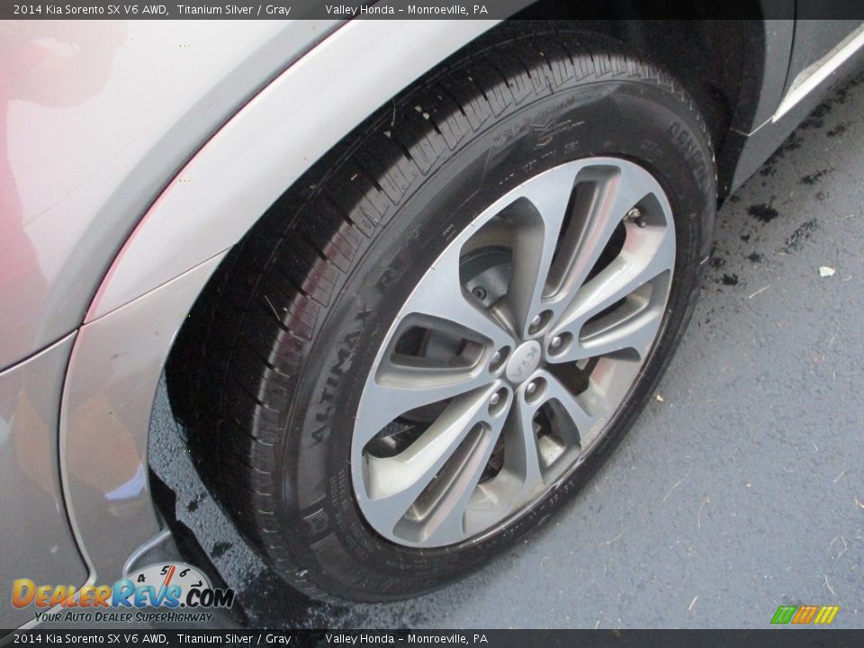2014 Kia Sorento SX V6 AWD Titanium Silver / Gray Photo #6