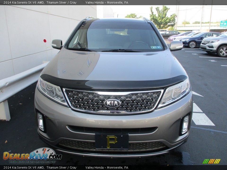 2014 Kia Sorento SX V6 AWD Titanium Silver / Gray Photo #8