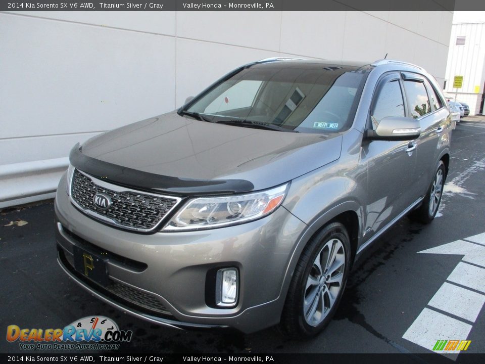 2014 Kia Sorento SX V6 AWD Titanium Silver / Gray Photo #9