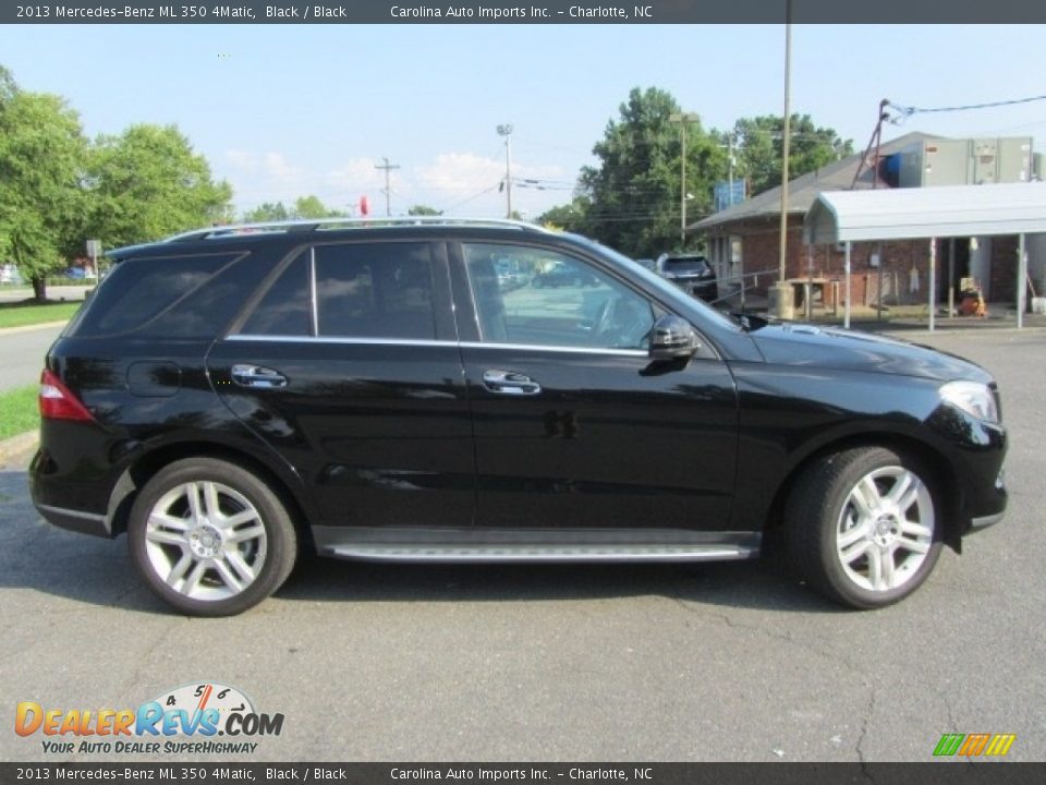 2013 Mercedes-Benz ML 350 4Matic Black / Black Photo #11