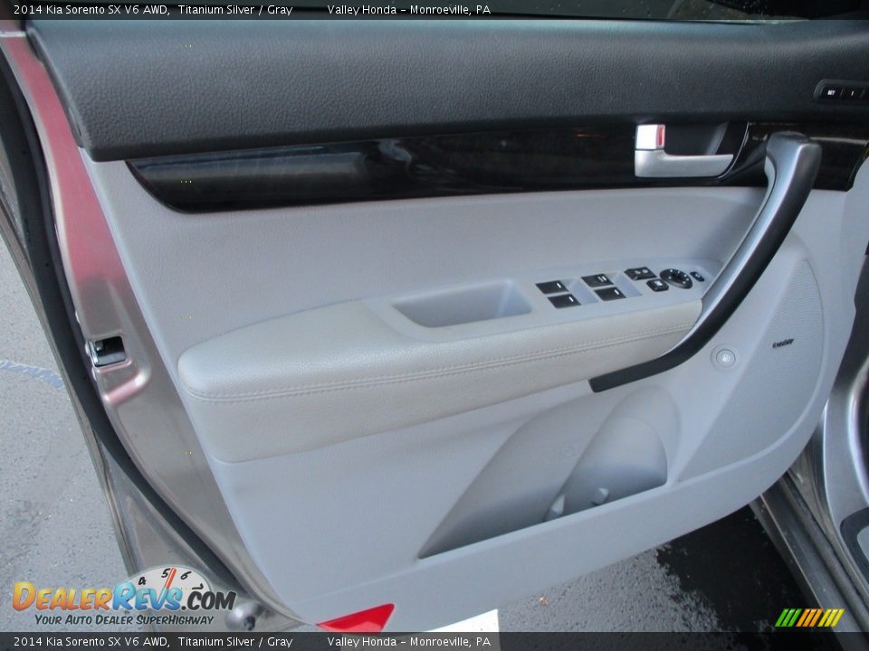 2014 Kia Sorento SX V6 AWD Titanium Silver / Gray Photo #10