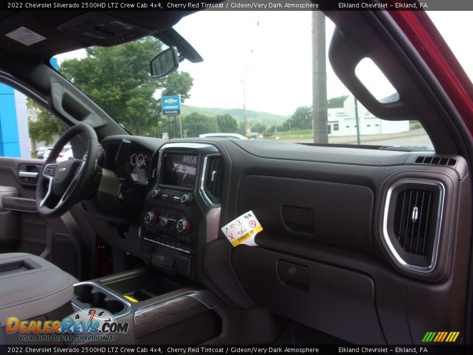 2022 Chevrolet Silverado 2500HD LTZ Crew Cab 4x4 Cherry Red Tintcoat / Gideon/Very Dark Atmosphere Photo #24