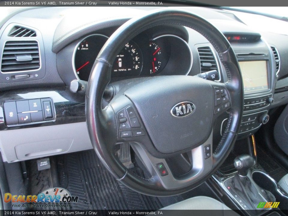 2014 Kia Sorento SX V6 AWD Titanium Silver / Gray Photo #14