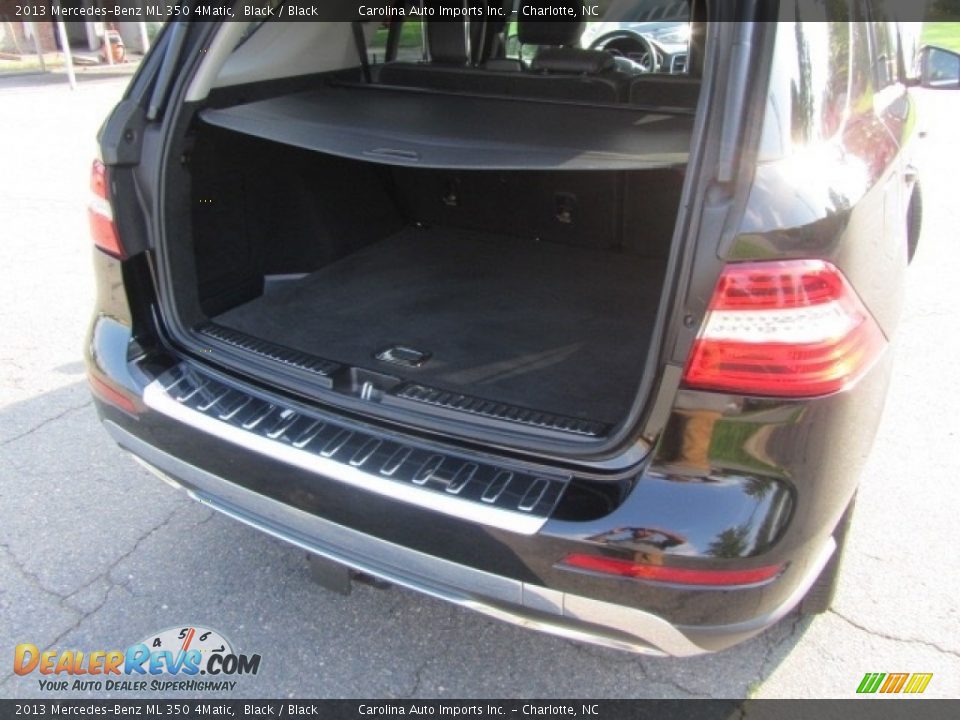 2013 Mercedes-Benz ML 350 4Matic Black / Black Photo #20