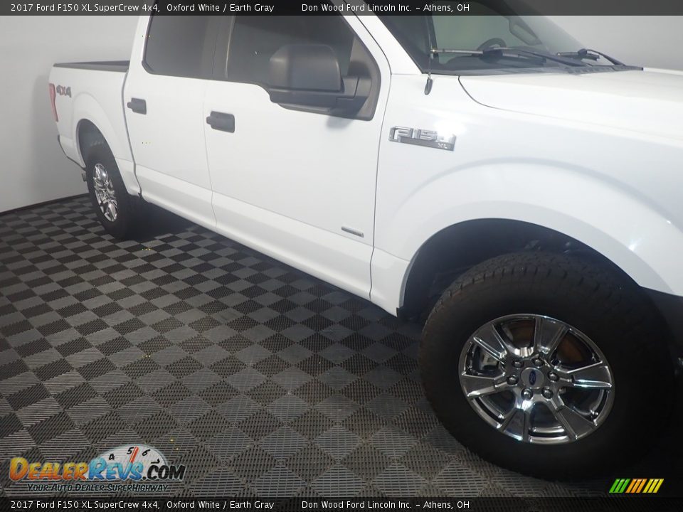 2017 Ford F150 XL SuperCrew 4x4 Oxford White / Earth Gray Photo #3