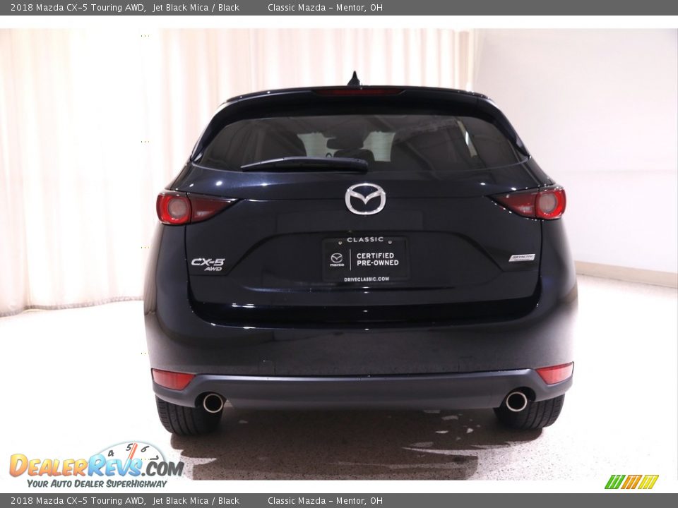 2018 Mazda CX-5 Touring AWD Jet Black Mica / Black Photo #18
