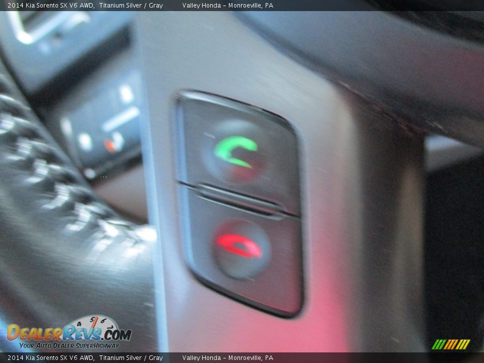 2014 Kia Sorento SX V6 AWD Titanium Silver / Gray Photo #18