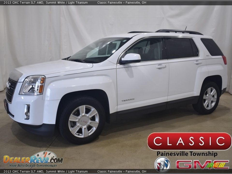 2013 GMC Terrain SLT AWD Summit White / Light Titanium Photo #1