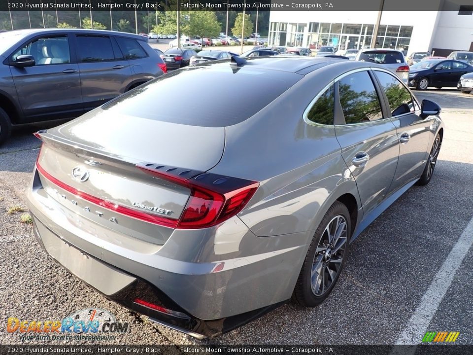 2020 Hyundai Sonata Limited Hampton Gray / Black Photo #3