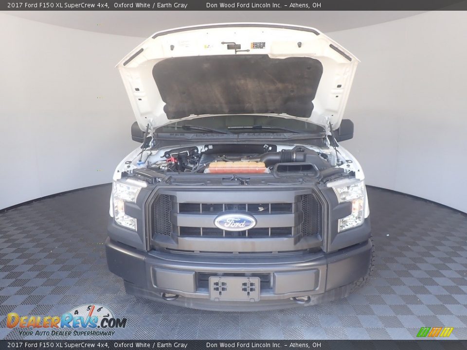 2017 Ford F150 XL SuperCrew 4x4 Oxford White / Earth Gray Photo #5