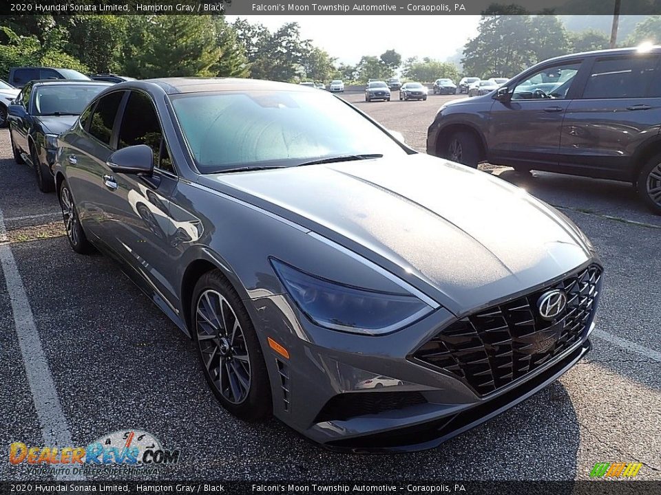 2020 Hyundai Sonata Limited Hampton Gray / Black Photo #4