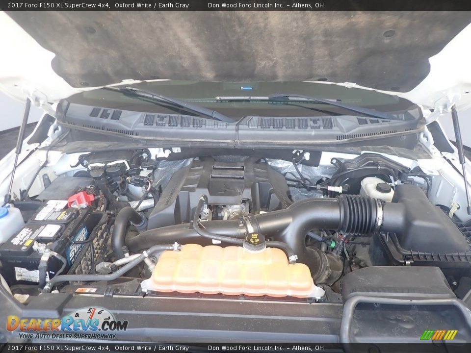 2017 Ford F150 XL SuperCrew 4x4 Oxford White / Earth Gray Photo #6