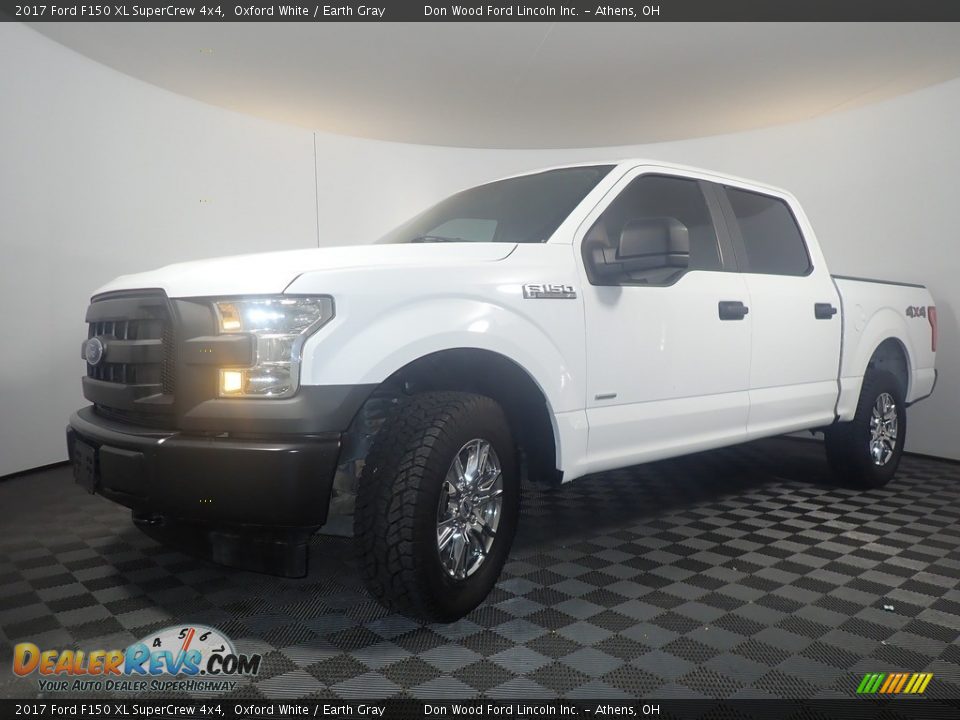 2017 Ford F150 XL SuperCrew 4x4 Oxford White / Earth Gray Photo #7