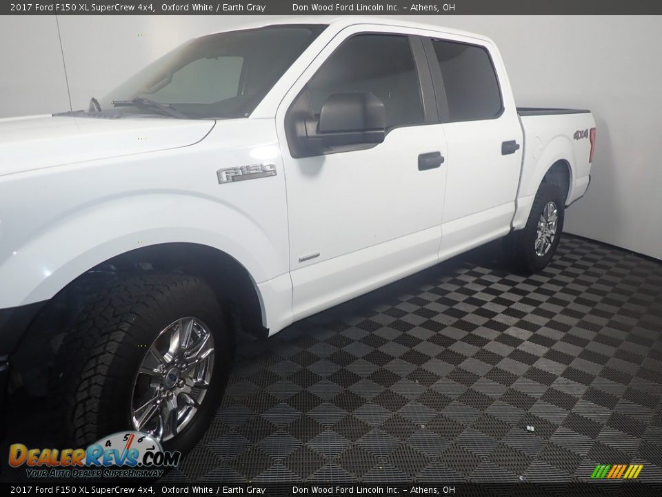 2017 Ford F150 XL SuperCrew 4x4 Oxford White / Earth Gray Photo #9