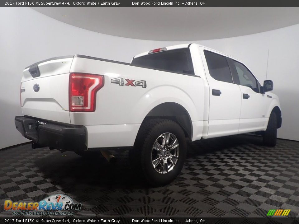 2017 Ford F150 XL SuperCrew 4x4 Oxford White / Earth Gray Photo #14