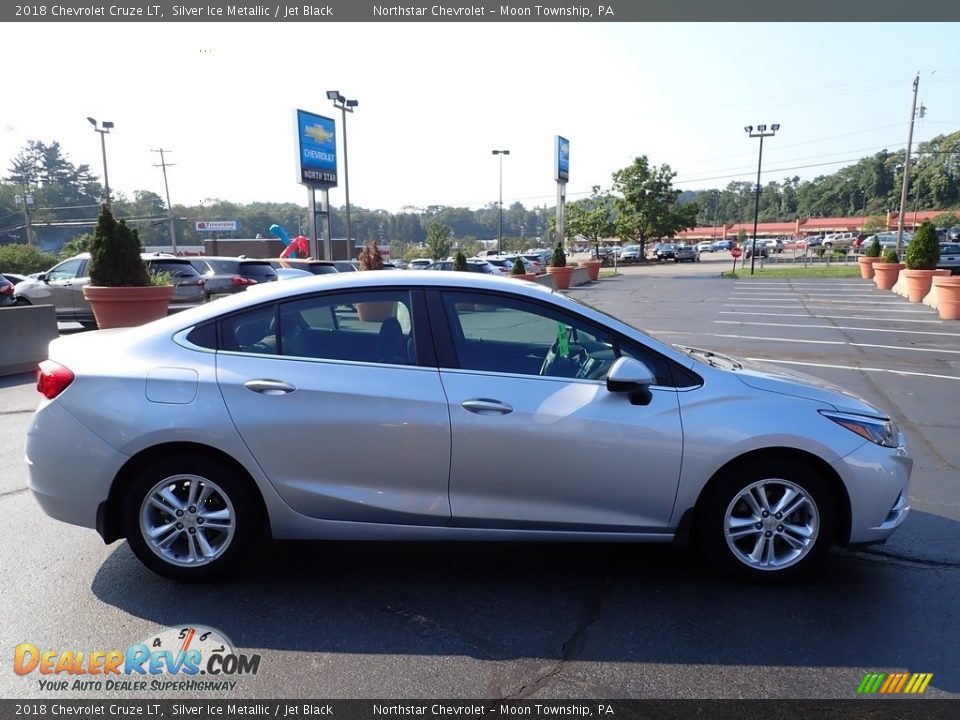 2018 Chevrolet Cruze LT Silver Ice Metallic / Jet Black Photo #10