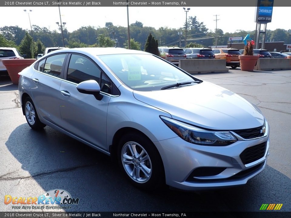 2018 Chevrolet Cruze LT Silver Ice Metallic / Jet Black Photo #11