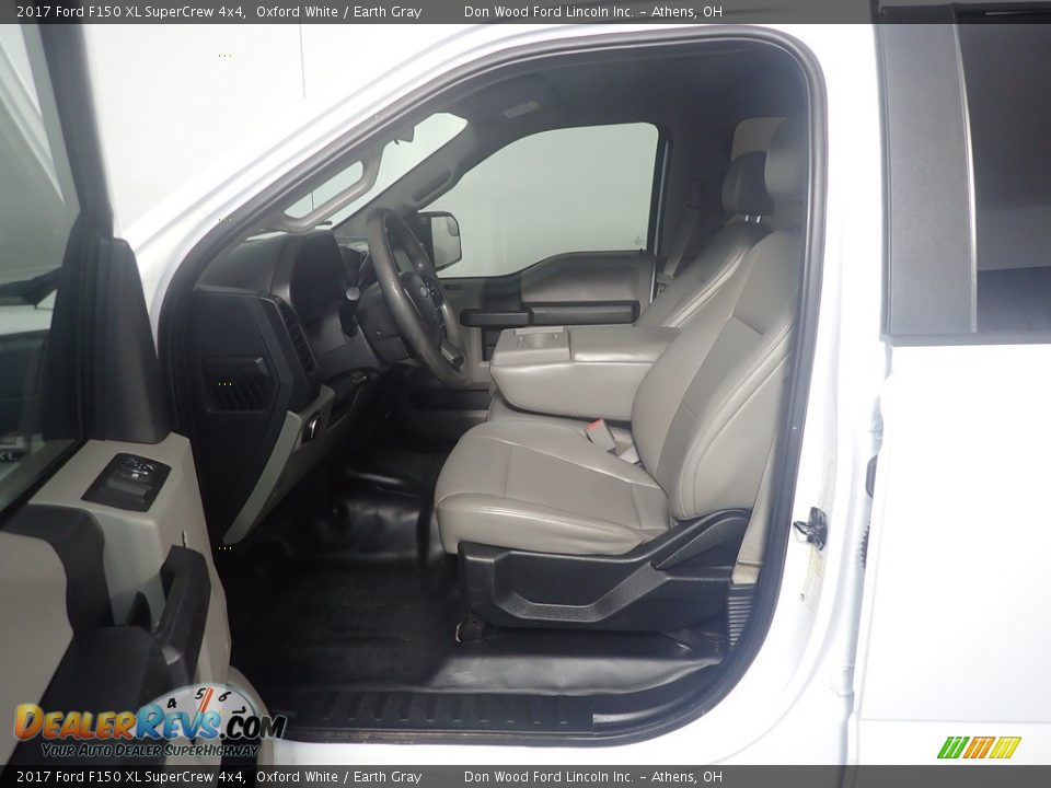2017 Ford F150 XL SuperCrew 4x4 Oxford White / Earth Gray Photo #20