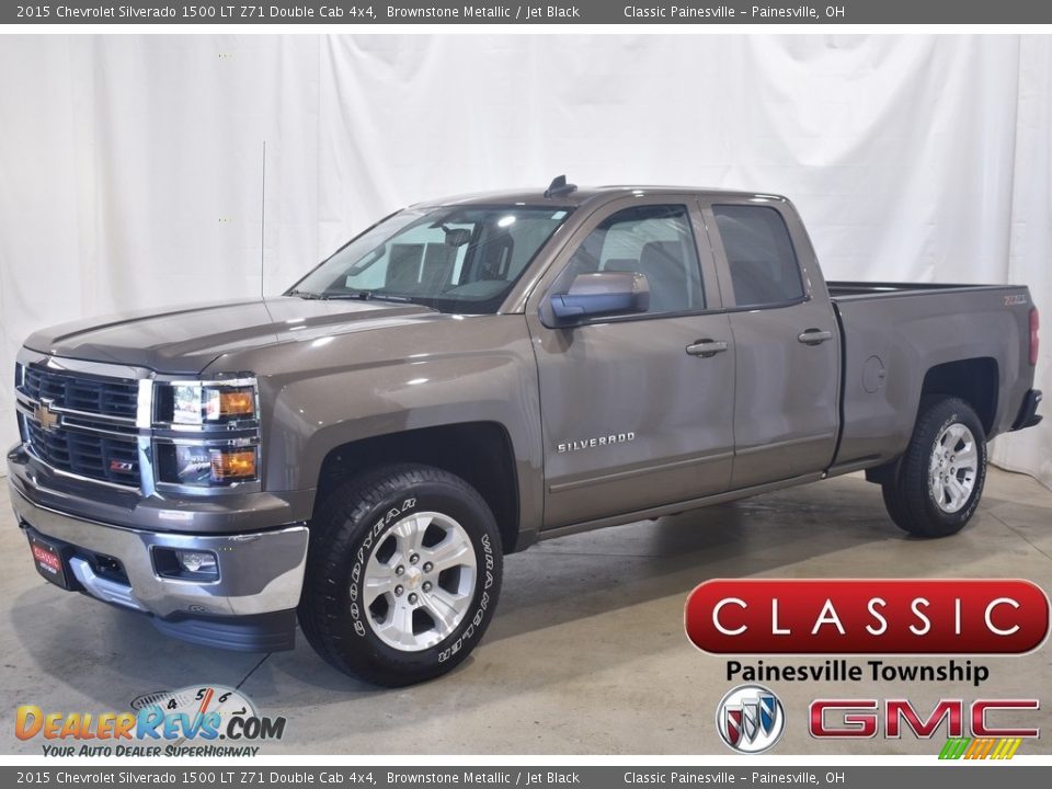 2015 Chevrolet Silverado 1500 LT Z71 Double Cab 4x4 Brownstone Metallic / Jet Black Photo #1