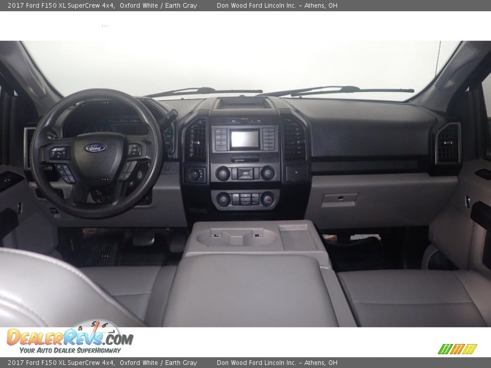 2017 Ford F150 XL SuperCrew 4x4 Oxford White / Earth Gray Photo #22