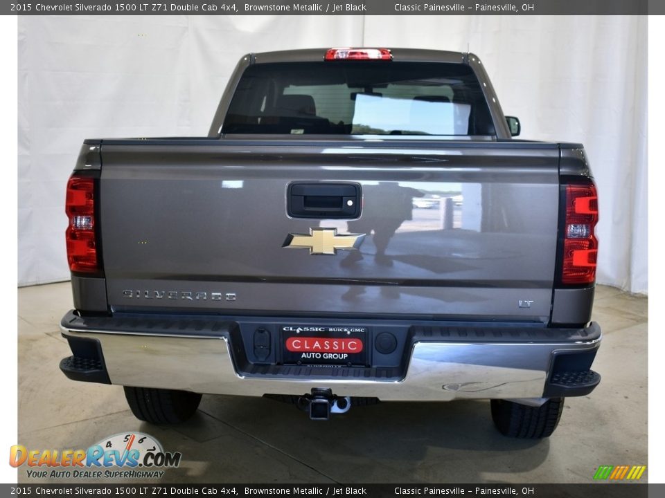 2015 Chevrolet Silverado 1500 LT Z71 Double Cab 4x4 Brownstone Metallic / Jet Black Photo #3