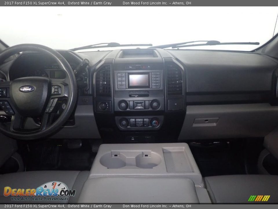 2017 Ford F150 XL SuperCrew 4x4 Oxford White / Earth Gray Photo #23
